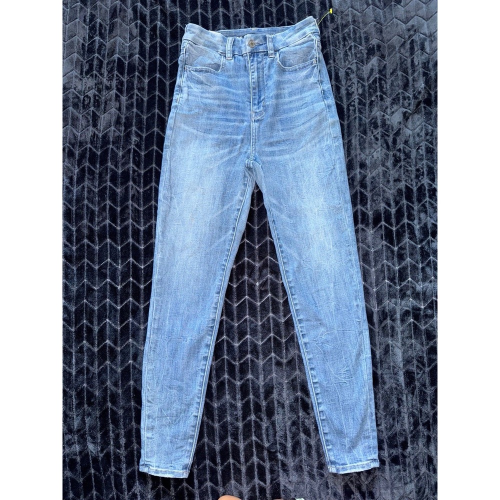 American Eagle‎ Women's Jeans Hi-Rise Next Level Stretch Denim Sz 4